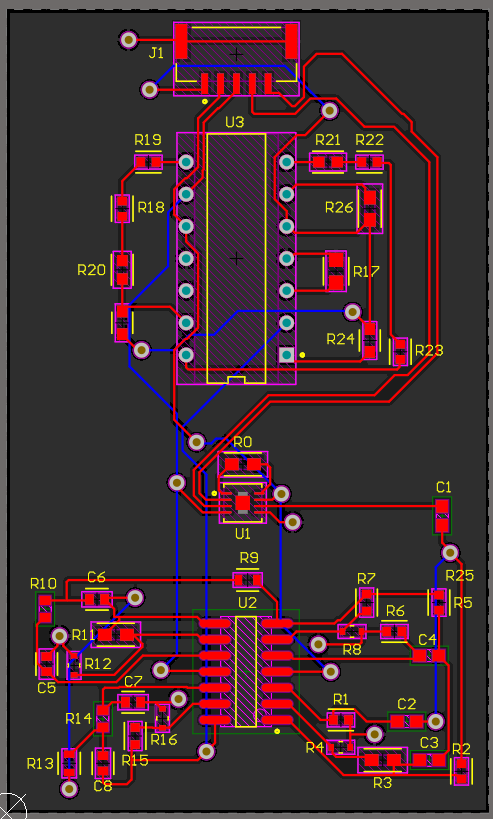 2D Image of Signal Processing Board